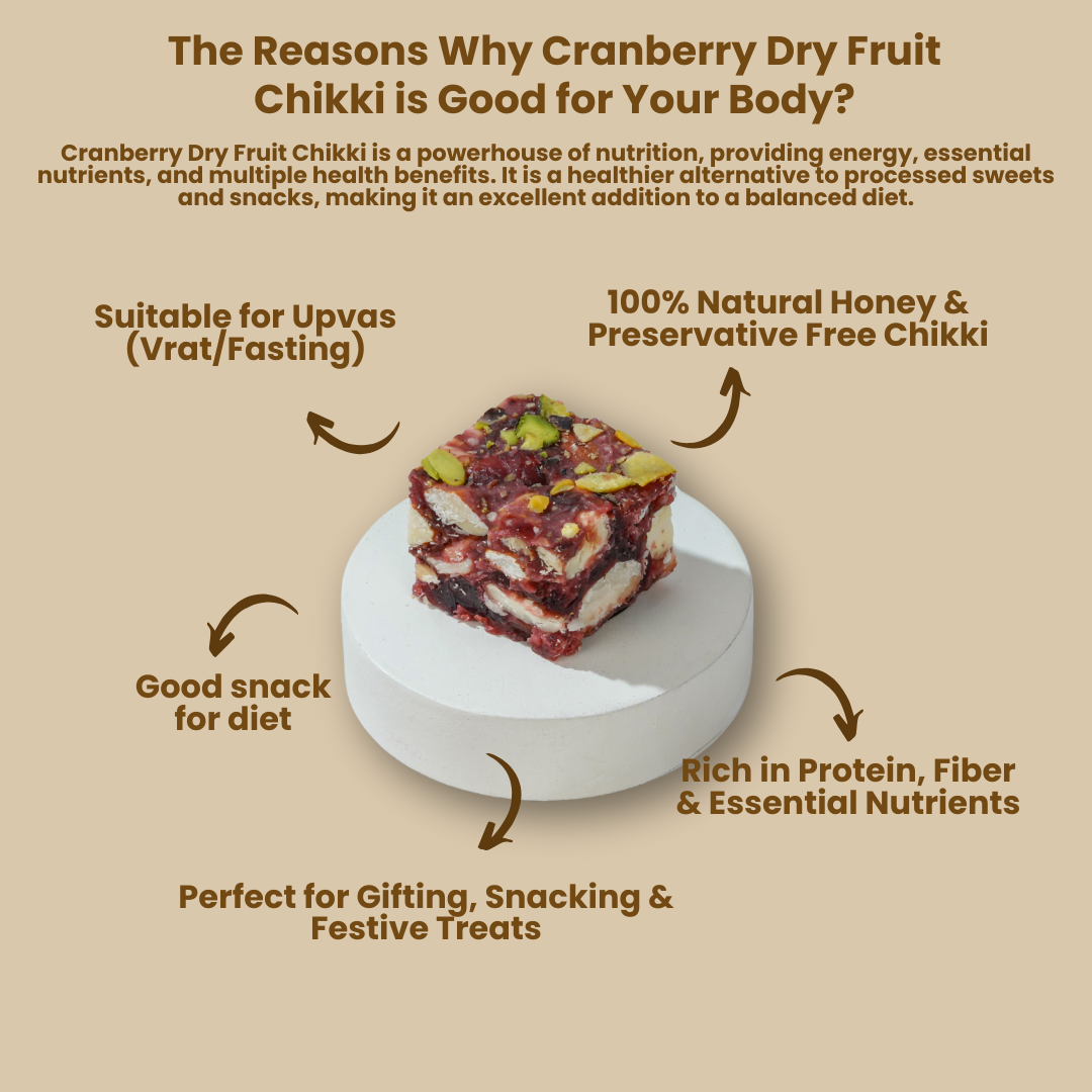 Cranberry Dry Fruit Chikki